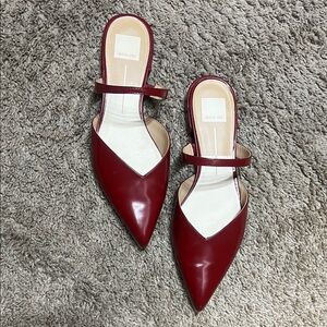Dolce Vita Red Pointed Mules